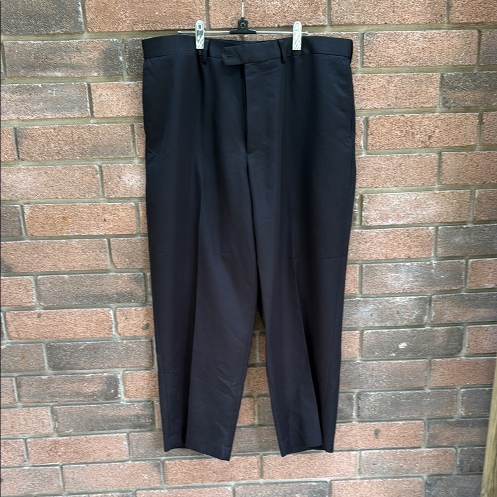 Croft & Barrow Black Classic Straight-Leg Dress Pants Size 38x29